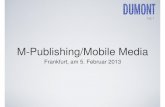 M-Publishing / Mobile Media