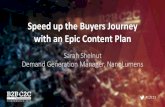 Speed up the Buyers Journey with an Epic Content Plan