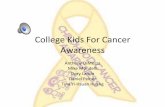 College kids for cancer awareness