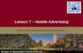 Mobile Advertising Statistics (Lesson 7) | Univ. of Denver | Communications 4318
