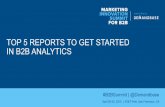 Top 5 Reports to Get Started in B2B Analytics