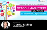 Search Marketing Rules for Healthcare Organizations