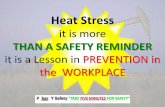 Heat stress in your workplace