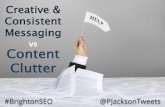 Content Marketing Strategy - Paul Jackson @ BrightonSEO
