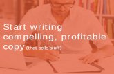 Learn how to write compelling, profitable copy in my Copywriting Master Class