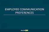 Employee Communication Preferences