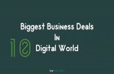 10 Biggest Business Deals of 2014-2015 In Digital World