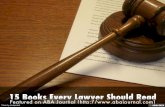 15 Books Every Lawyer Should Read