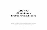 2010 cotton information by north carolina cooperative extension service