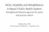 NCDs, disability & rehabilitation in Nepal's Public Health System