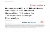 Interoperability of Bloombase StoreSafe and Huawei OceanStor T-Series for Transparent Storage Encryption