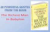 28 powerful quotes from the book, the richest man in babylon