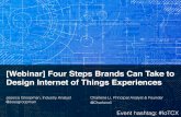 [Slides] Four Steps Brands Can Take to Design Internet of Things Experiences