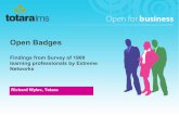 Open Badges - Update On Latest Survey Findings