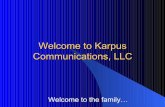 Welcome To Karpus Communications
