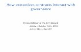 Johnny West: How extractives contracts interact with governance