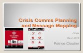 Cema crisis communications planning and message mapping