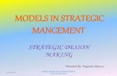 Models in strategic mangement
