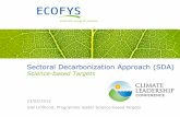 Sectoral Decarbonization Approach (SDA)