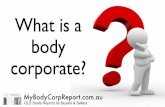 What is a Body Corporate?
