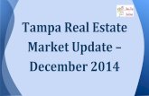 Tampa Real Estate Market Update – December 2014