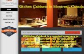 Kitchen Cabinets in Montreal, Dorval,  Residential and Commercial - kDKitchenCabinet