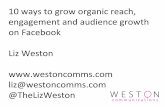 10 ways to grow organic reach, engagement and audience growth on Facebook