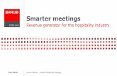 Smarter meetings: a revenue generator for the hospitality industry