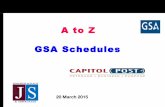 GSA Schedules - CAPITOL POST: Veterans, Business, Purpose