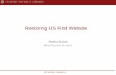 Restoring US First Website