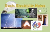 Basic current electricity notes