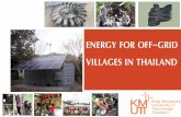 Kuching | Jan-15 | Energy For Off-grid Villages In Thailand