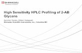 High Sensitivity HPLC Profiling of 2-AB Glycans