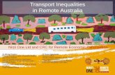 Transport Inequalities in Remote Australia