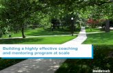 Building a Highly Effective Coaching and Mentoring Program at Scale
