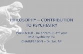 Philosophy and its contribution to psychiatry