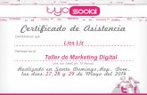 Certificación de Taller de Marketing Digital