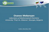 Ovanes Mekenyan - Lush Prize Conference 2014