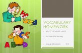 English homework vocabulary
