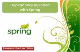 Spring dependency injection