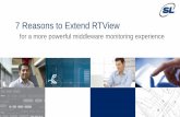 7 Reasons to Extend TIBCO RTView Standalone Middleware Monitoring to RTView Enterprise Monitor