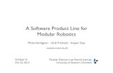 A Software Product Line for Modular Robots