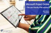 Microsoft Project Online – den brugervenlige PPM løsning!, Jacob Hansen - Projectum