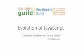 Evolution of java script libraries