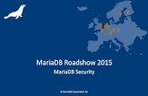 MariaDB Europe Roadshow 2015 - MariaDB Security