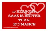 10 Reasons Why SaaS is Better Than Romance