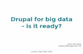 Drupal for big data   is it ready?