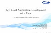 [E-Dev-Day-US-2015][9/9] High Level Application Development with Elua (Daniel Kolesa)