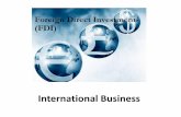 Foreign Direct Investment - FDI - International Business - Manu Melwin Joy