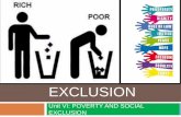 ADVANCE COURSE IN SOCIOLOGY-Social Exclusion